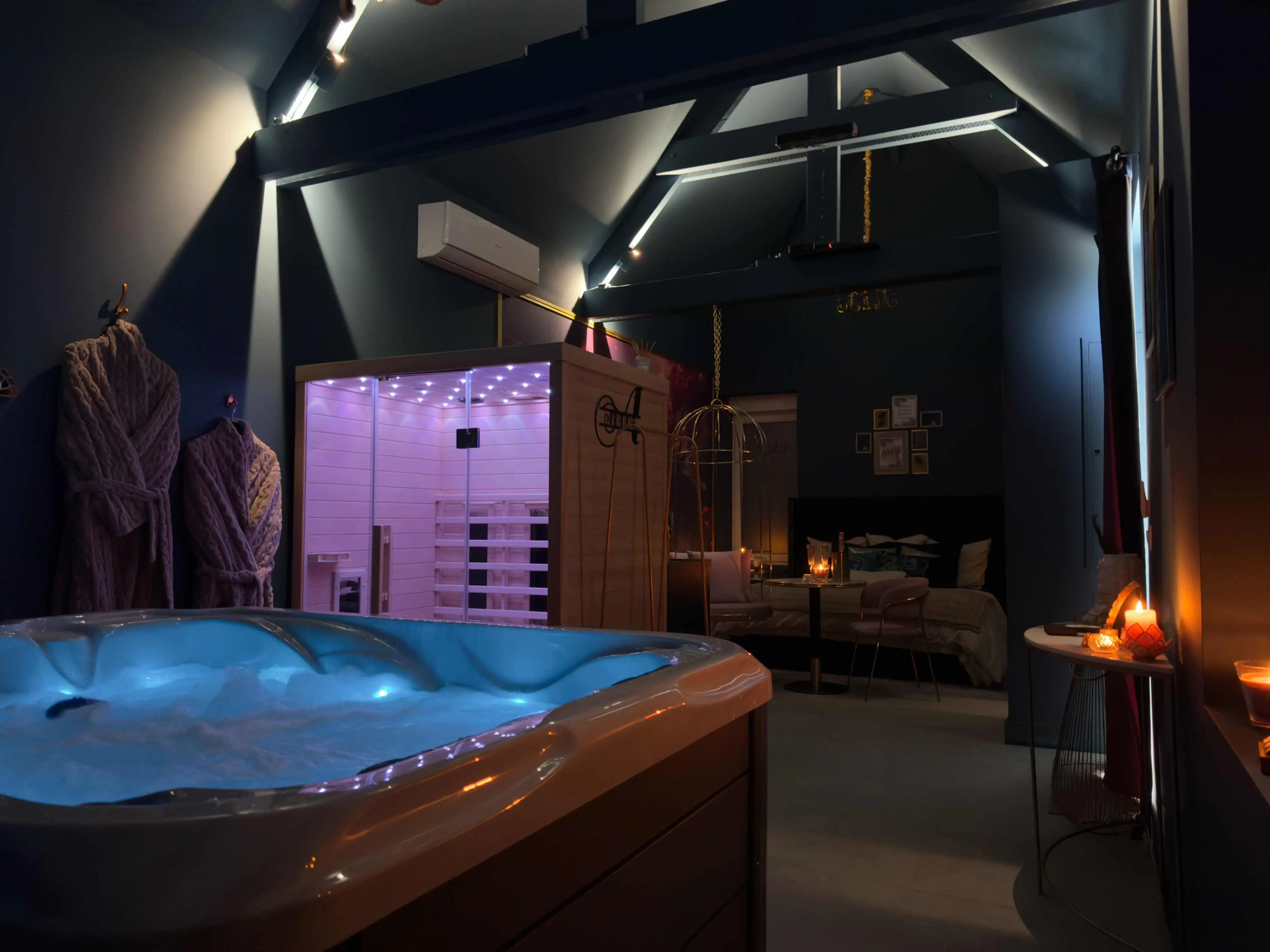 Intérieur du spa Add'Or à Beugny dans le Nord
