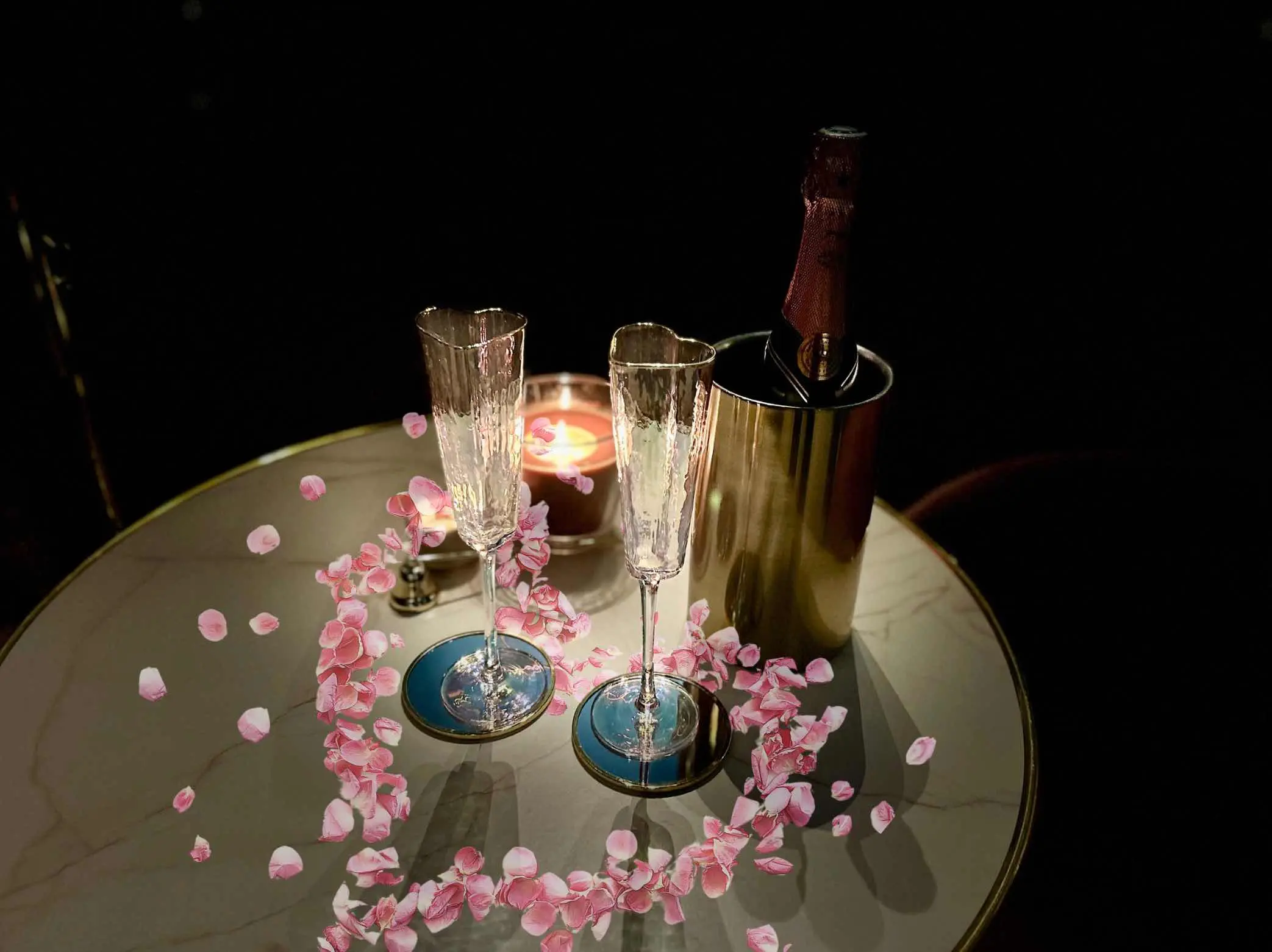 Décoration romantique lit confortable