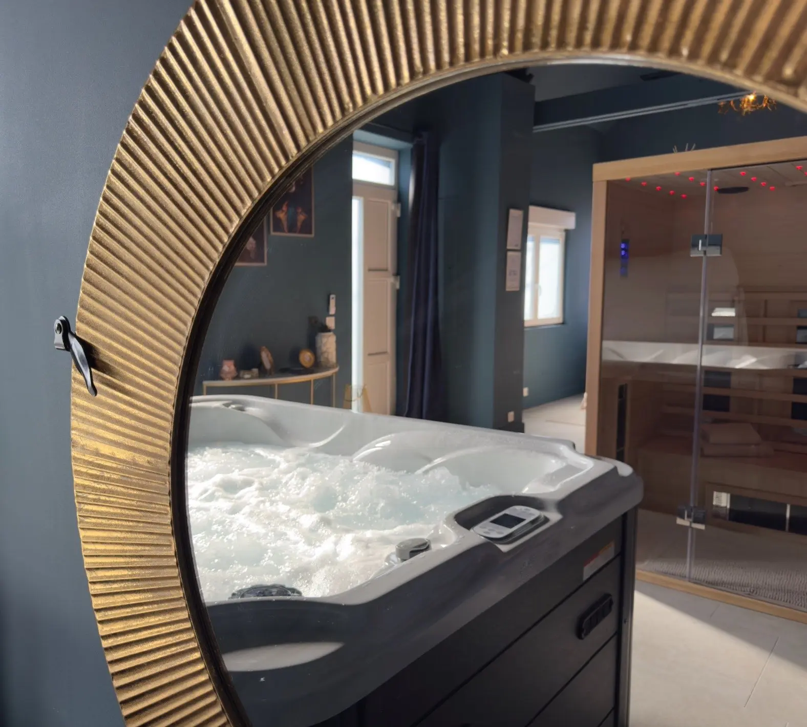 Chambre avec jacuzzi privatif spa Bapaume en semaine